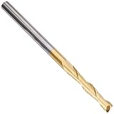 Cobra Carbide 20165 Micro Grain Solid Carbide Long Length General End Mill, TiN Coated, 2 Flute, 30 Degrees Helix, Square End, 3/4