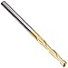 Cobra Carbide 20165 Micro Grain Solid Carbide Long Length General End Mill, TiN Coated, 2 Flute, 30 Degrees Helix, Square End, 3/4
