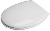 Croydex Soft Close Toilet Seat O Shape White Polypropylene Antibacterial view 3