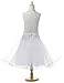 Remedios Kids White 3 Layers Wedding Flower Girl Petticoat/Underskirt/Crinoline,M, White, Medium / 20-28 Inches