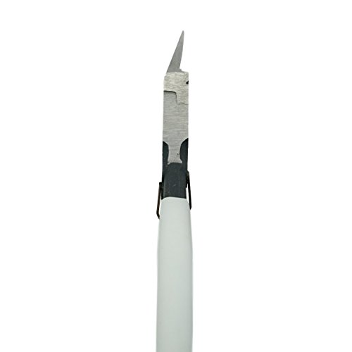 Valtcan One Pull Sharp Nipper Model Kit Pro Pointed Side Sprue Cutter Nippers (White)