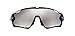 Oakley Mens Jawbreaker Sunglasses (OO9290) Blue/Silver Plastic - Polarized - 31mm