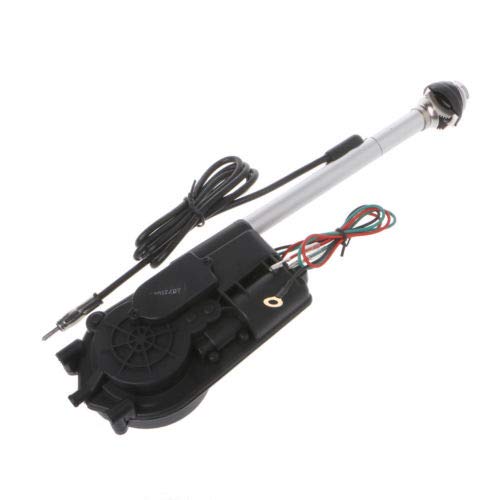YONGHONGUniversal Car Auto SUV AM FM Radio Electric Power Automatic Antenna Aerial Kit 12V Exterior Vehicle Aerials Pro Auto Replacement