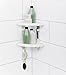 ZPC Zenith Products Corporation 370W Zenna Home, Bath and Shower Corner Caddy, White