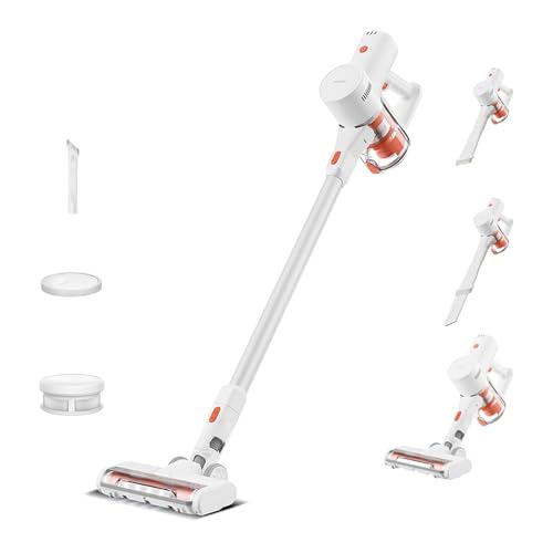 XIAOMI G20 Lite kabelloser Staubsauger, 18.000Pa Saugleistung, 40 Min Laufzeit, Weißlicht-Stauberkennung, 2-in-1-Bürstenaufsatz, Ein-Knopf-Staubentleerung, für Sofa Ritzen & Computertastatur-Reinigung