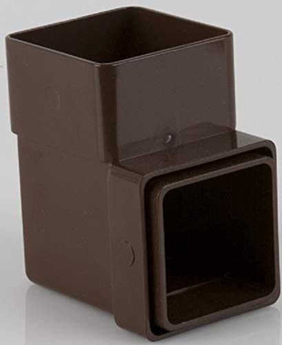 Brett Martin Squarestyle Downpipe 92.5 Degree Bend BR508BR BROWN