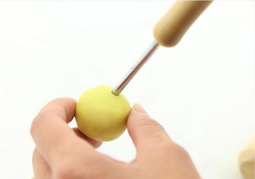 COMIART 4-Piece Clay Hole Cutters for Pottery Sculpture Modeling Toot Set