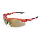 Crossfire Eyewear 39812 Cirrus Gold Mirror LENS & Burnt Orange Frame,