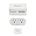 Smart Outlet WiFi Plug, Dual Electrical Socket Compatible with Alexa/Google Assistant/IFTTT, Energy Monitoring, Smart Life APP Remote Control Timer/ON/OFF Switch Independently, ETL FCC Listed