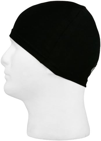 Schampa Stretch Skullcap (Black, One Size)