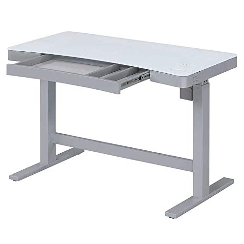 TRESANTI Adjustable Height Desk, White Pricepulse