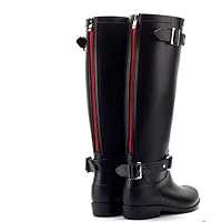 YUXIDSCR Punk Style Zipper Tall Boots Women
