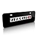 Nissan NISMO Half-size Black Metal License Plate
