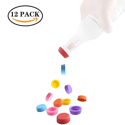 Joso Bottle Caps, Beer Saver Silicone Rubber Bottle Cap, Soda Bottle