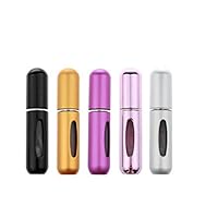 5 Pack Perfume Spray Bottle, Perfume Atomizer Bottles Fragrance Refillable Portable Spray Fits in Purse or Travel Luggage