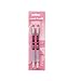 uniball Signo 207 Gel Pen, Retractable, Medium 0.7 Mm, Black Ink, Pink Barrel, 2/pack