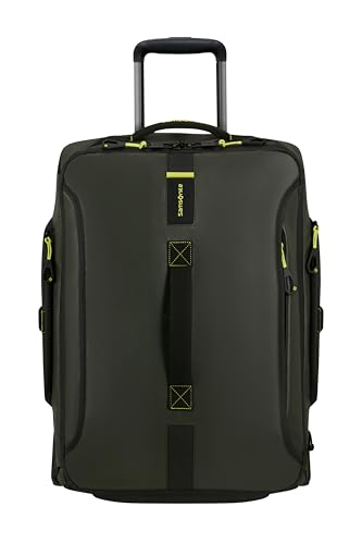 Samsonite Paradiver Light - Reisetasche mit Rollen & Rucksackfunktion (55 cm), Small, Handgepäck, Wasserabweisend, Leicht, 51L, Grün (Jungle Green) 2