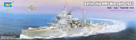 Trumpeter HMS Warspite British Battleship 1942 (1/350 Scale)