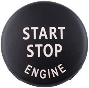 Huanlovely Car Engine Ignition Start Stop Switch Push Button Ring Trim Replace Cover for BMW 3 5 Series E87 E90/E91/E92/E93 E60