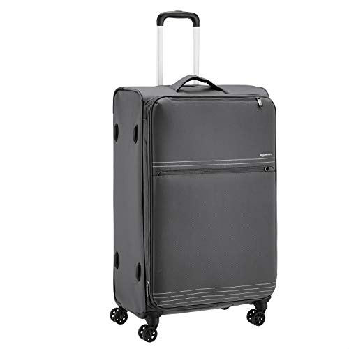 Amazon Basics Lightweight Luggage, Softside Spinner Travel Suitcase