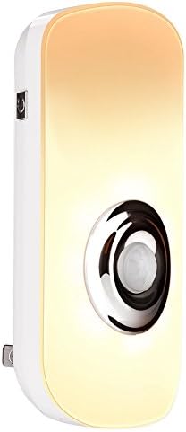 Emotionlite 3 in 1 Plug-in LED Motion Sensor Night Light, Portable Flashlight, Power Failure Emergency Light, Motion Activated Nightlight for Bedroom, Hallways, Stairs, Rechargeable, Warmwhite, 1 Pack
