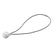 X-Haibei 9 inches Ball Bungee Elastic Cords for Tie Down Tarp Strap Bungi Canopy Securing Tarps Sleeping Bags Rubber Straps 50, White