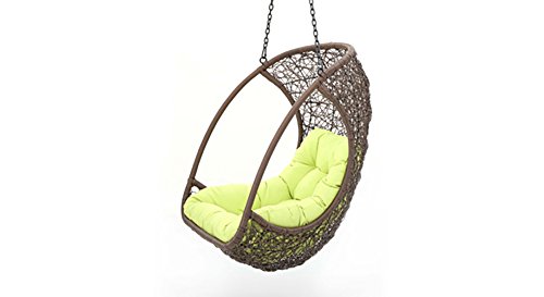 Urban Ladder Calabah Outdoor- Balcony Swing Chair Without Stand (Brown,Suspended)