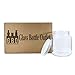 (2 Pack) 1/2 Gallon Clear Glass Jar with White Plastic Cap (110/400)
