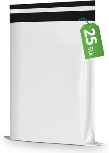 RAGO Shipping Bags 35x45cm 25 pieces white for Vinted | LDPE shipping bag, 50 µm, self-adhesive