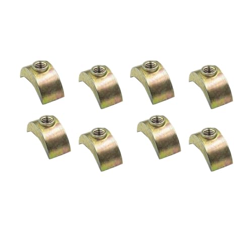 M6 Half Moon Nuts Mini Luna Crescent Threaded Washer For Furniture Bunk Bed Cots (4)
