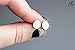 Tiny Round Dot Disc Stud Earrings in 925 Sterling Silver, Gold Vermeil, or Rose Gold Vermeil | Dainty Minimalist Earrings for Women (Sterling Silver, 8mm)