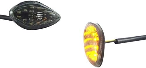 Alchemy Parts Motorbike Motorcycle Fairing/Flush Mount Tinted Lense LED Indicators Turn Signals, smoked grey - Image 5