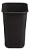 Rubbermaid Commercial Medium Wastebasket, 28 Quart - Brown, 2018376