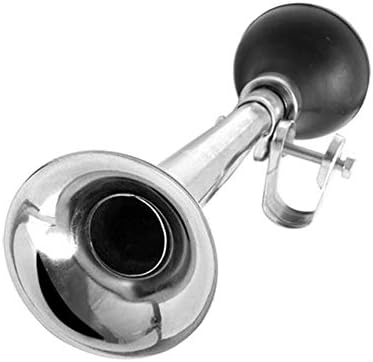 Aszune Retro Bike Horn Classic Vintage Metal Twist Loudspeaker Siren Hooter Snail Air Horn for Vehicles Bicycles Golf Cart