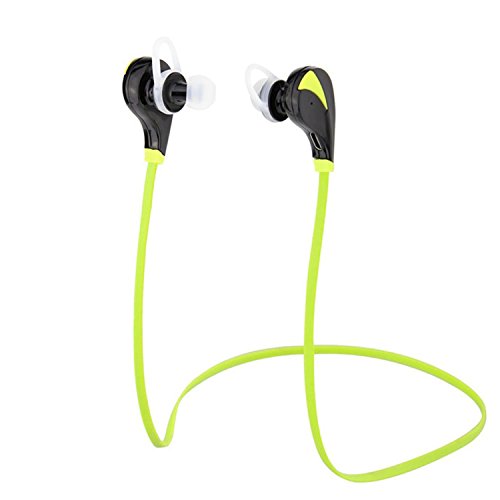 Cornmi Wireless Earbuds Sport Bluetooth Headphones 4.0 In-Ear Earhook Headphones HD Binaural Stereo Earbuds, Built-in Mic, Green