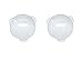 Biconvex Lens Set, Pop-Tech Optical Glass Lens Bi-Convex 34mm Diameter 45mm Focal Length Lenses for Google Cardboard VR