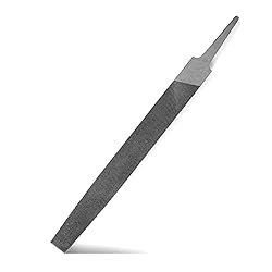 XAQISHIRE 6-inch Flat Medium Cut File, Double Cut