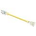 AmazonBasics 12/3 Heavy Duty SJTW Lighted Extension Cord, Yellow, 1 Foot, Set of 2