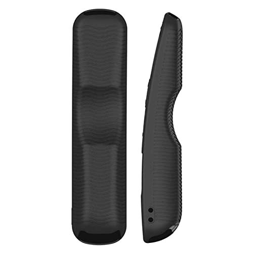 Remote Control Protective Case Soft Silicone Full Wrap Cover for MR21GC MR21N MR21GA, with Lanyard (Black)