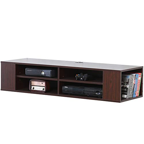 FITUEYES Floating TV Shelf Wall Mounted Entertainment Center Media