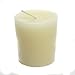 Bluecorn Beeswax 100% Pure Beeswax Votive Candles | Natural Beeswax Candles, Ivory White Beeswax Votives 4-Pack | Long Burn (12+ Hours) | Soy, Paraffin, & Fragrance Free | Handmade in Colorado