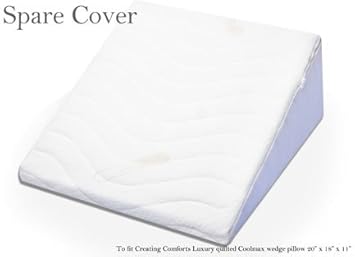 Luxury Replacement Cover Wedge Pillow Memory Foam Knee Support