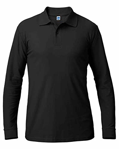 SIGGI Summer Polo M/L, Negro, XS para Hombre