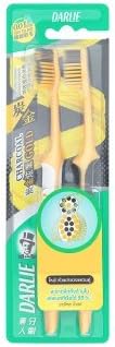 Darlie Charcoal Gold Anti-Bacteria Bristles Dual-Ring Brush Head Toothbrush (2 pcs in pack)