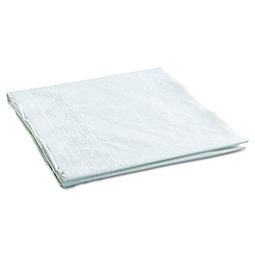 White Paper Table Cloths for Parties | 4 Disposable Tablecloths - Party Supplies | Premium Classic 3-Ply Tissue and Poly Rectangle Party Table Covers | 54" X 108" Party Table Cloths Disposable