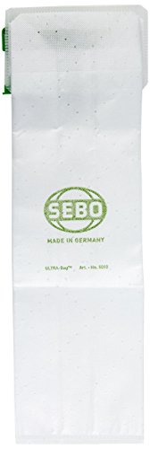 SEBO 5093AM Vacuum Filter Bag Box for X Series, 8-Pack