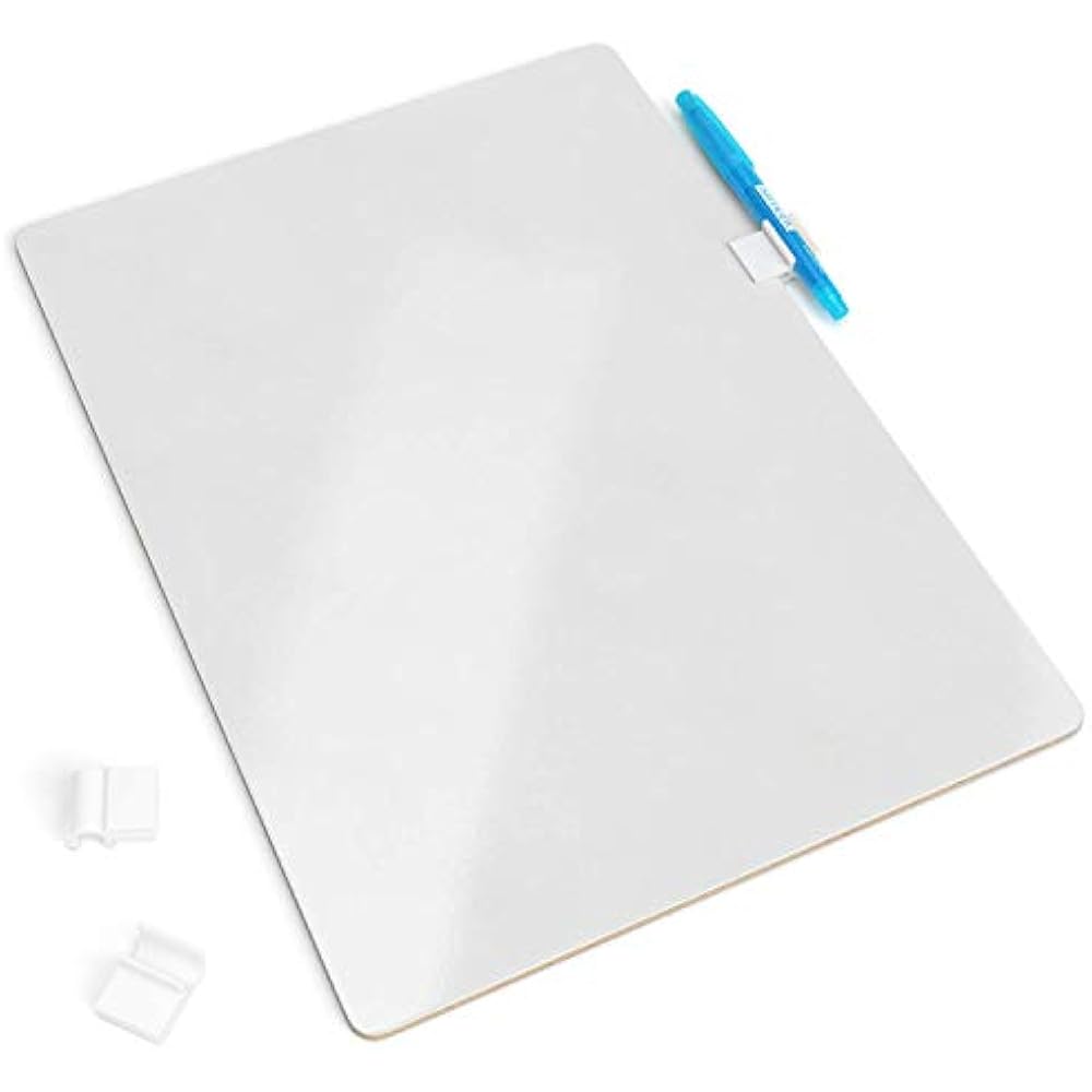 Small White Board, Bulk Set Of 16 Double Sided Dry Erase Lapboards 9x12