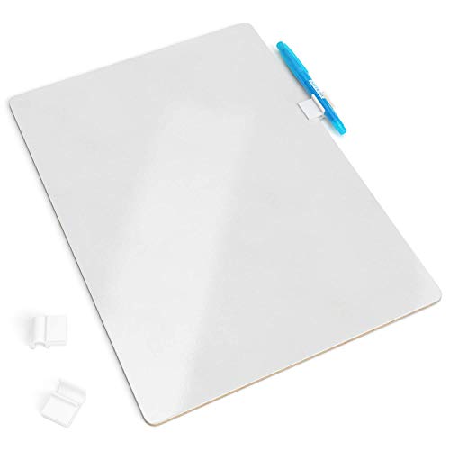 Arteza Dry Erase White Board 9x12 Inch, Bulk Set of 16 Lapboards