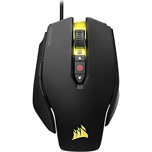 Corsair M65 Pro Rgb Optique Souris Gaming (rétro-Éclairge Rgb Multicolore, 12000 Dpi) Noir