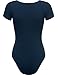 FPT Womens Basic Short Sleeve Bodysuit NAVY MEDIUM
